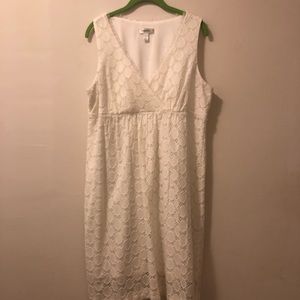 Dress barn dress - white - size 16